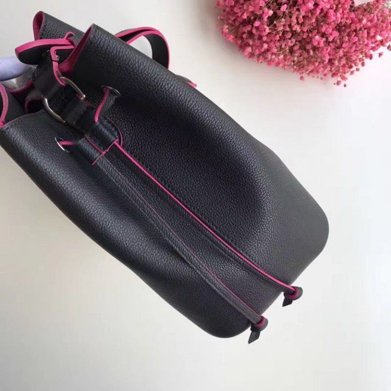 Black Lockme Bucket Bag M54677