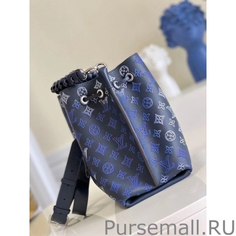 Muria Bag In Blue Mahina Leather M59554