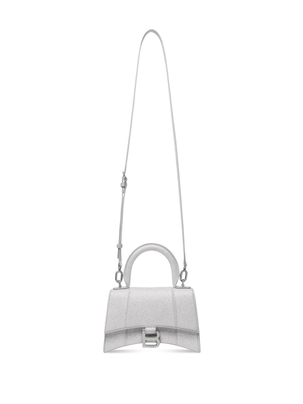 Ba*len*cia*ga hourglass glittered tote bag