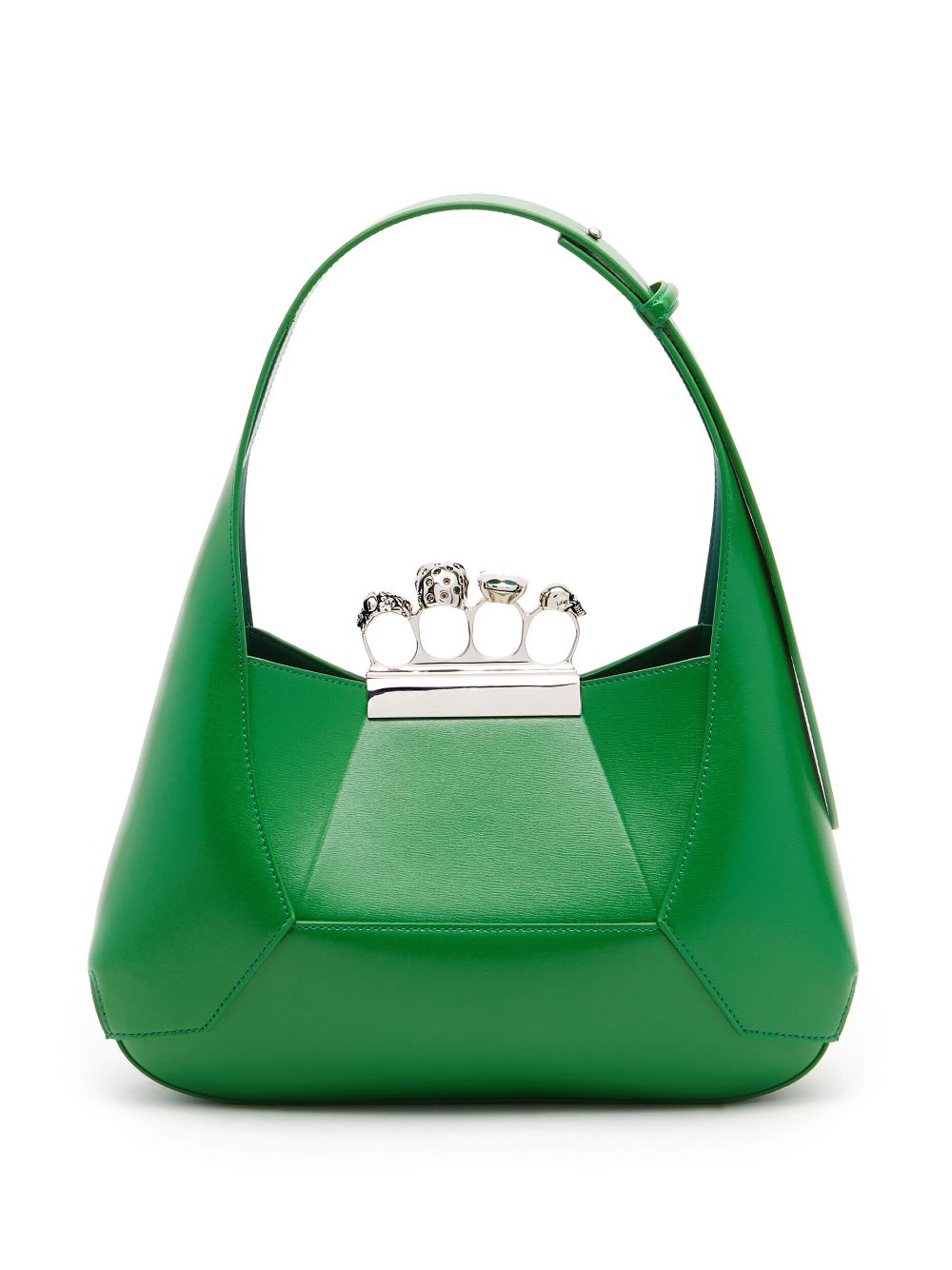 Alexander McQueen The Jewelled Hobo leather shoulder bag