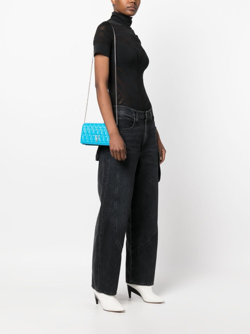 Versace Virtus quilted crossbody bag
