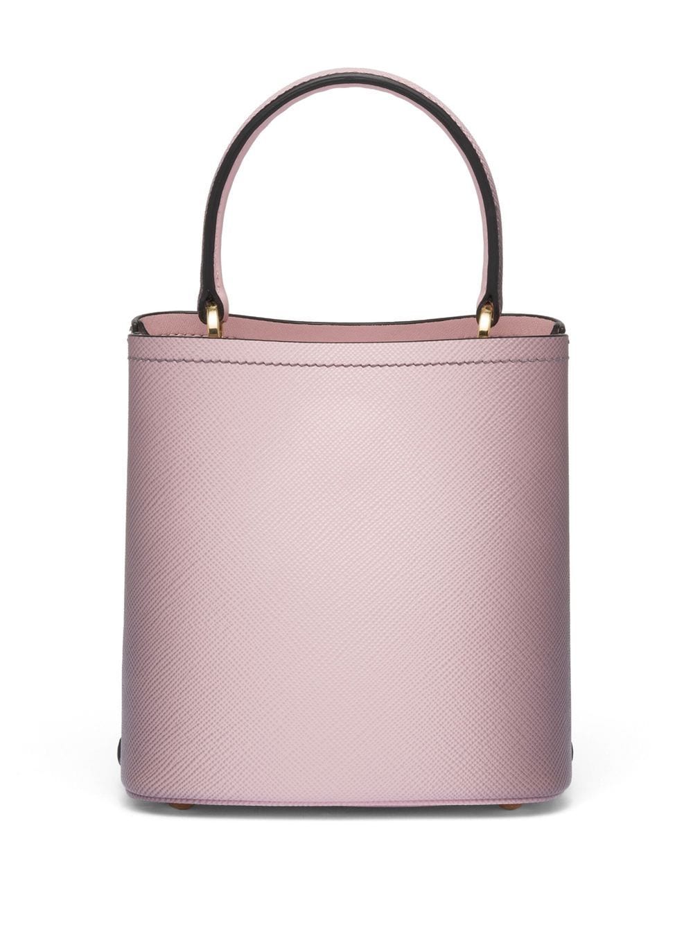 Pra*a small panier saffiano leather bag