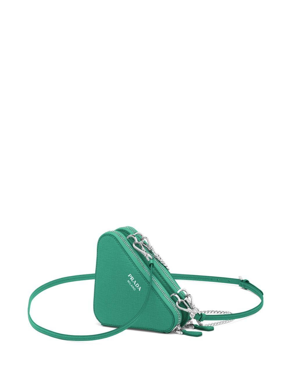 Pra*a mini triangle crossbody bag