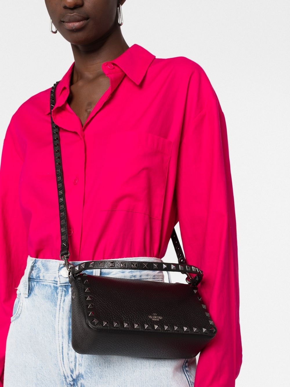 Valentino Garavani Rockstud leather crossbody bag