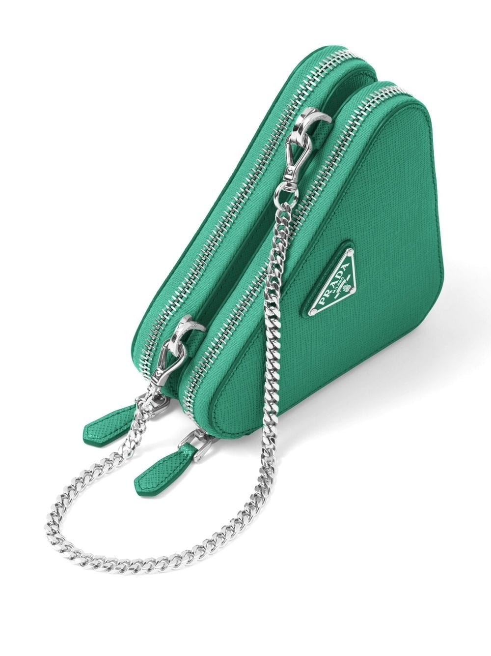 Pra*a mini triangle crossbody bag