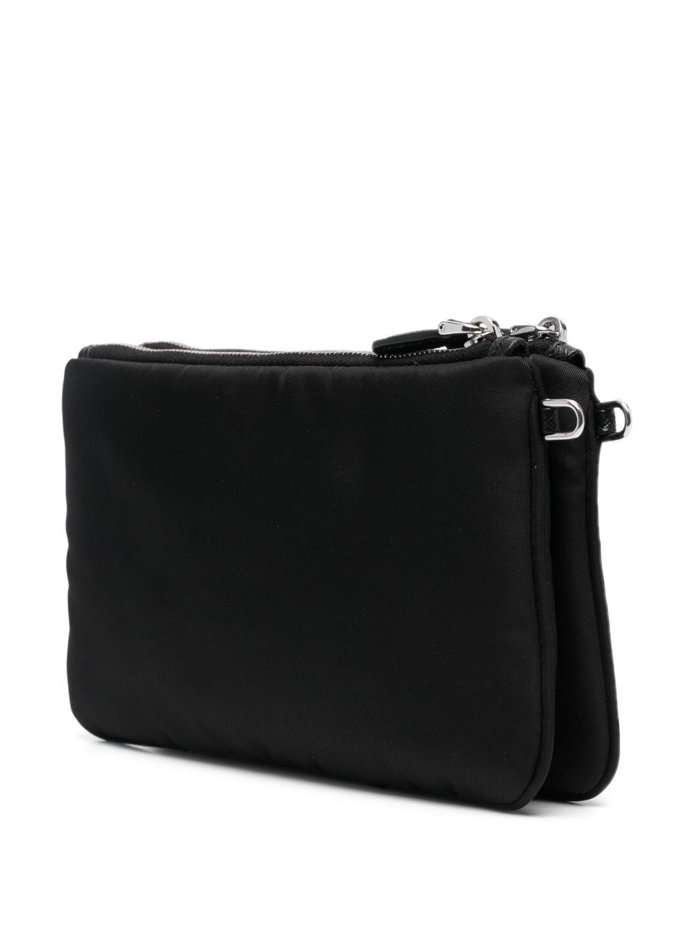 Pra*a re-nylon partitioned clutch