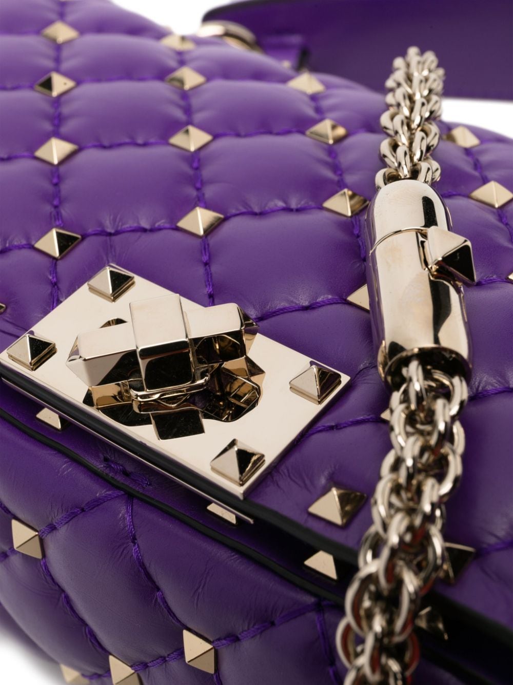 Valentino Garavani Rockstud Spike quilted shoulder bag