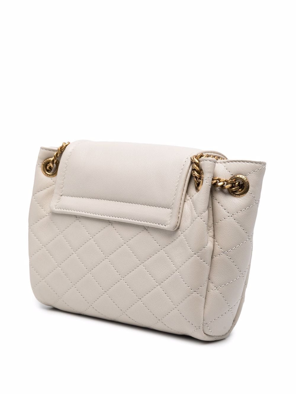 Saint Laurent diamond-quilted YSL crossbody bag