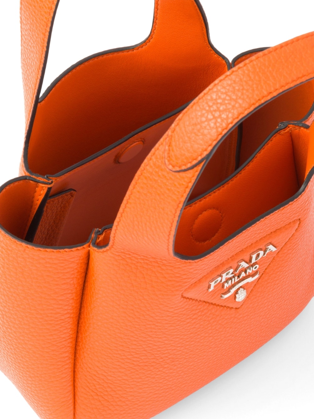 Pra*a logo-plaque tote bag