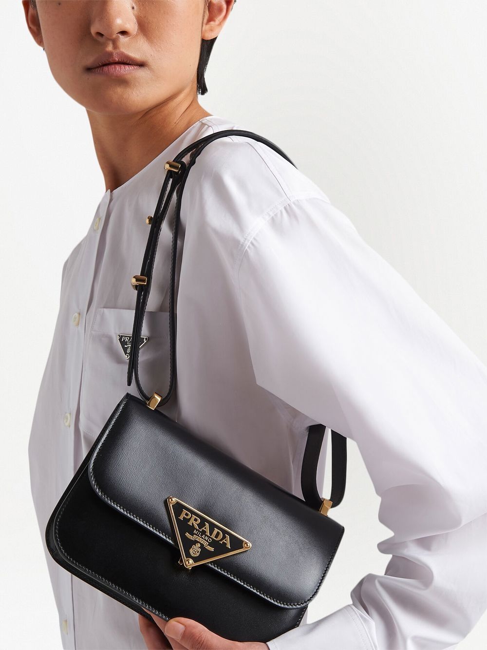 Pra*a emblème shoulder bag