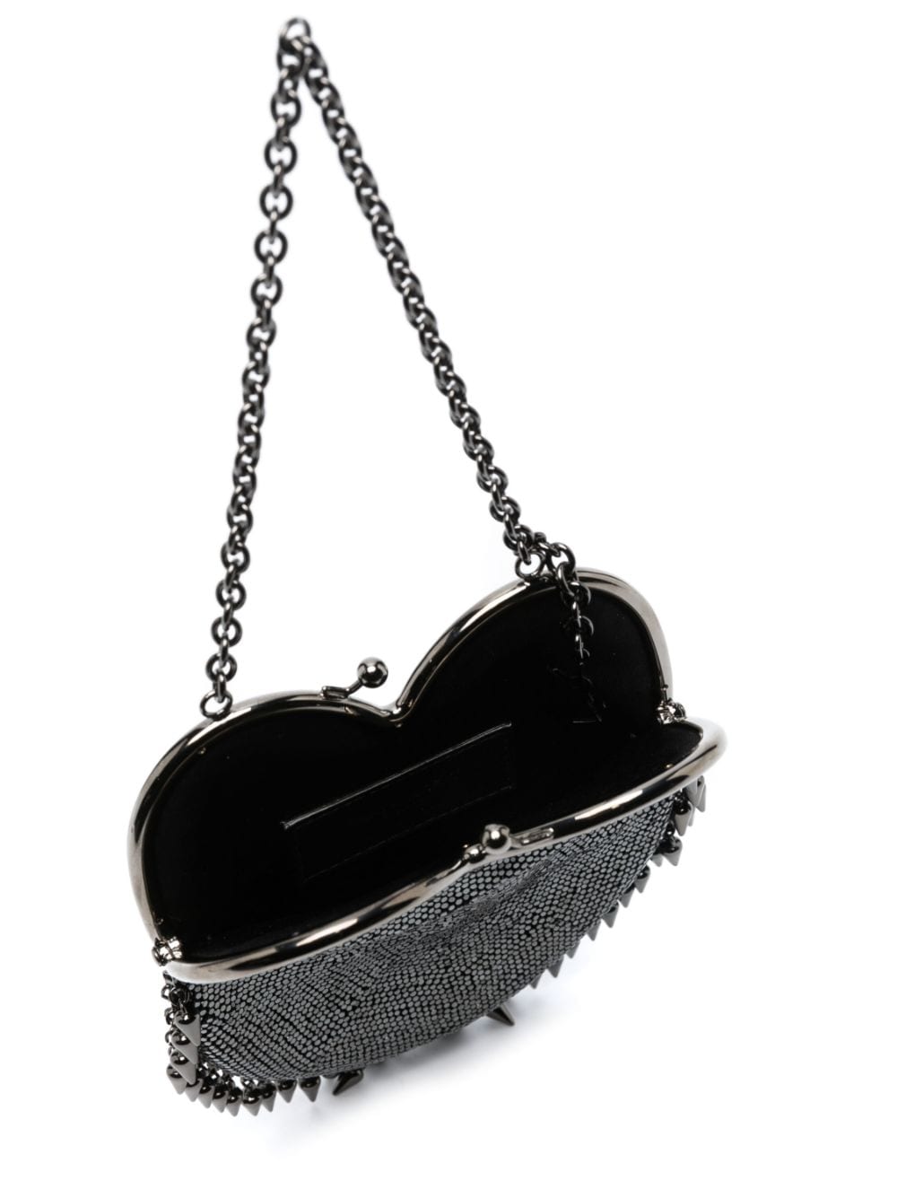 Saint Laurent heart mesh mini bag