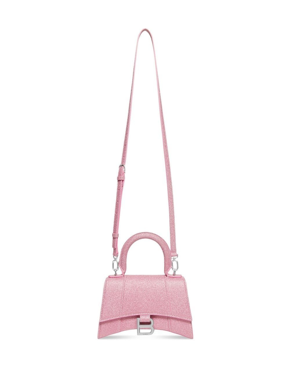 Ba*len*cia*ga hourglass glittered tote bag